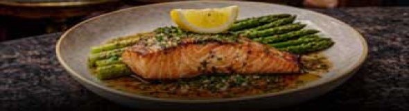 <p>Skillet<br />
Seared Salmon</p>