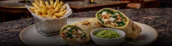 <p>Chicken<br />
Spinach Wrap</p>