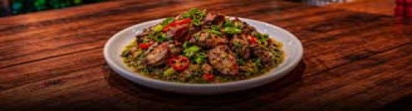 <p>Hot &amp; Spicy Gizzard</p>
